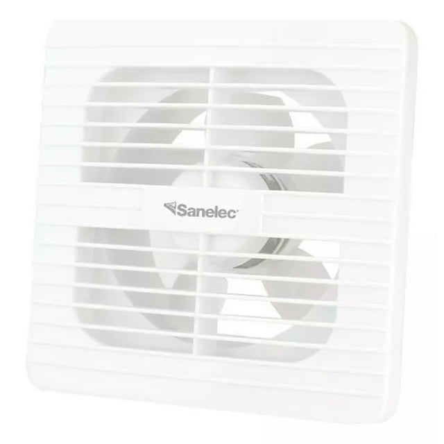 Extractor De Aire 8 24w Color Blanco Para Baño Sanelec