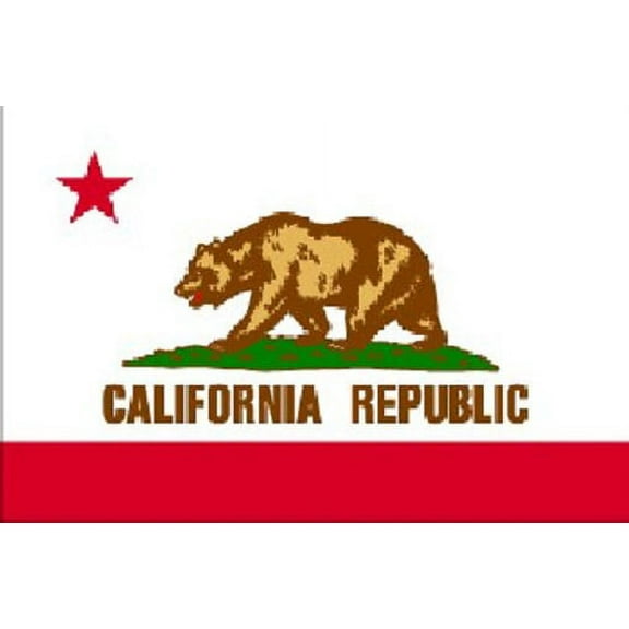California Flag State Banner CA Pennant New 3x5 Foot Indoor Outdoor 3 by 5 Foot