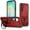 Red, variant on Dteck Magnetic Case for Samsung Galaxy A14 5G,Shockproof TPU PC Ring Holder Case Compatible with Mag Safe Military Drop Protection Kickstand Back Cover,Black