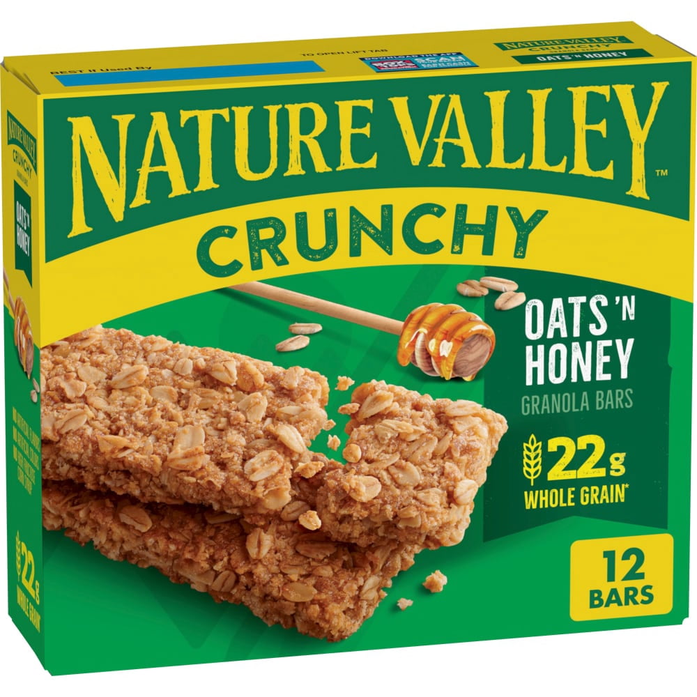 Nature Valley Oats n Honey Crunchy Granola Bars 6 ct / 1.49 oz - 5 Pack