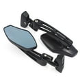 thumbnail image 2 of Billet Convex Universal Mirrors Black Anodized (Set of 2), 2 of 6