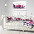 thumbnail image 3 of Designart Red Formula One Car - Digital Art Car Throw Pillow - 12x20, 3 of 5