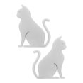 thumbnail image 2 of 2 emblemas de coche, insignia automotriz, pegatina de gato de metal 3D, pegatina para parachoques de coche, decoración, emblema de animal lindo para coches y camiones universales, 2 of 8