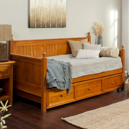 Trundle Honey - Belham Living Casey Daybed - Honey Maple