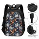 thumbnail image 3 of Balery Cute ghost in the flowers Mochila con carga USB para hombre y mujer - Mochila impermeable y antirrobo para laptop con puerto USB para viajes, trabajo, 3 of 7