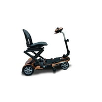 EV Rider Transport Plus Manual Folding Travel Mobility 4 Wheel  Scooter Copper
