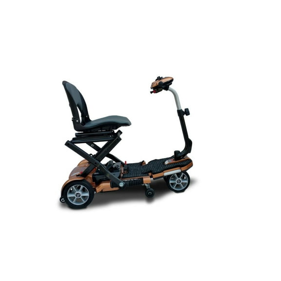 EV Rider Transport Plus Manual Folding Travel Mobility 4 Wheel  Scooter Copper