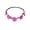 Purple, variant on 1Pc 9.06" Daisy Flower Crown Headband, Elastic Boho Floral Hair Garland Wreath with 1.57" Flowers for Festival Wedding, Blue