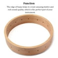 thumbnail image 3 of xinxixnxx Practical Maple Banjo Frame Professional Copper Wood Ring Waterproof Banjo Accessory Replacement Annulus Musical Instrument Part, 3 of 8