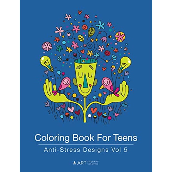 Pre-Owned Coloring Book For Teens: Anti-Stress Designs Vol 5 (Paperback) 1944427201 9781944427207