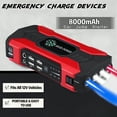 thumbnail image 6 of 99800mAh Car Jump Starter Starting Device Battery Power Bank Jumpstarter Auto Buster Emergency Booster Car Charger Jump Start, 6 of 13