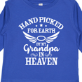 thumbnail image 4 of Inktastic Handpicked for Earth by My Grandpa in Heaven Angel Wings Boys or Girls Long Sleeve Toddler T-Shirt, 4 of 5