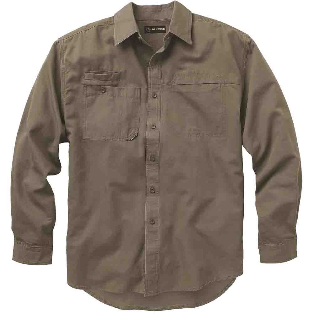 DRI DUCK - Dri Duck Mason Mens Top Shirt - Taupe - Walmart.com ...