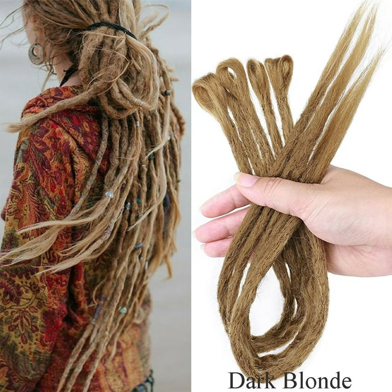 DSoar T2/38 Color Crochet Dreads Hair Synthetic Dreadlocks Extensions  20Inch