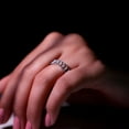 thumbnail image 3 of Empire Jewelry 3 Ct VVS1 Marquise Cut Diamond Eternity Band - 14K White Gold Plated Ring - Engagement Wedding Promise Ring for Women - Minimalist Eternity Band for Women, 3 of 4