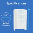 thumbnail image 4 of G-NEUS Pool & Spa Filter | Replaces Unicel FS-2004, Filbur FC-9540, Pleatco PFS2448 | 48 Sq Ft Coverage | High Performance Replacement Filter Grid, 1 Pack, 4 of 4