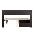 thumbnail image 5 of AFI Boston 14" Full Wood Platform Bed Frame with Set of 2 Storage Drawers, Espresso, 5 of 8