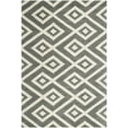 thumbnail image 2 of SAFAVIEH Chatham Eric Geometric Wool Area Rug, Dark Gray/Ivory, 4' x 6', 2 of 8