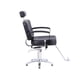 thumbnail image 2 of Silla Reclinable Barbero VANLIG Altura Ajustable Color Negro Base Estrella Fija Respaldo Mediano Cuadrado, 2 of 4