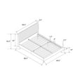 thumbnail image 3 of Mr. Kate Daphne Upholstered Bed, Queen, Ivory Velvet, 3 of 9