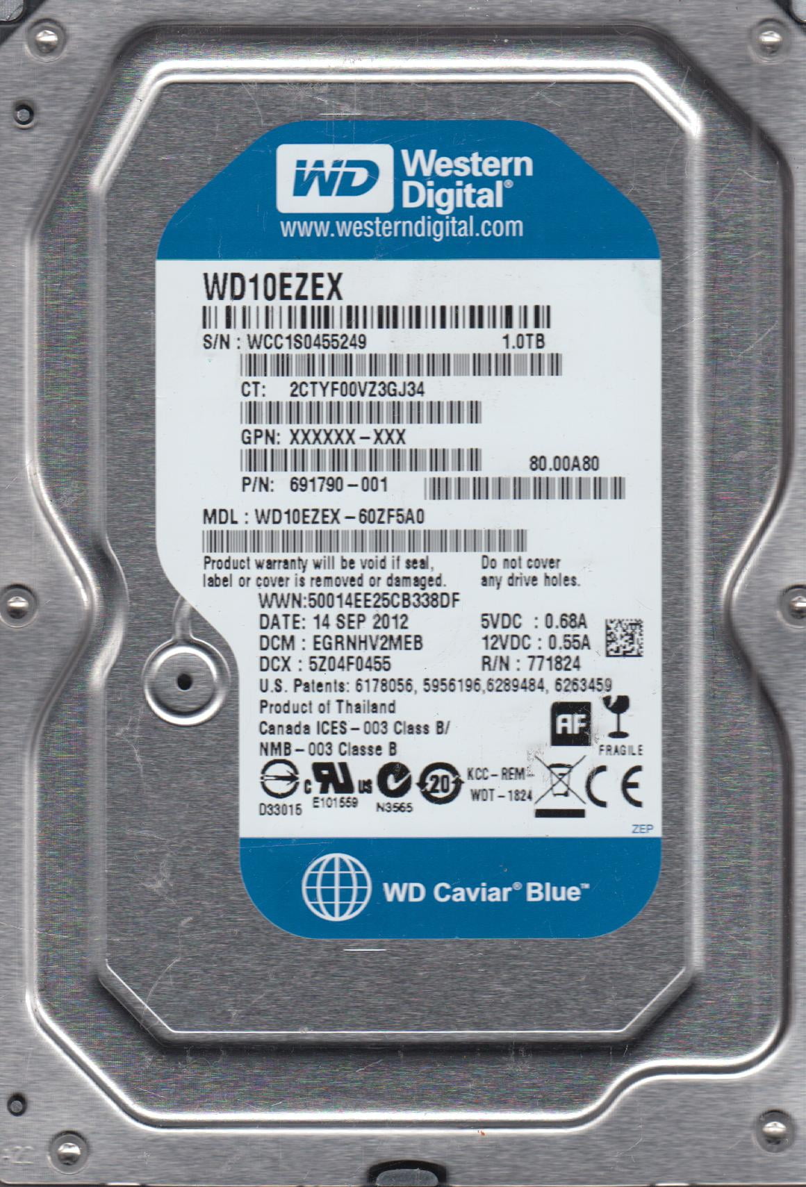 WD 4TB Purple Surveillance Internal Hard Drive - SATA 6 Gb/s, 256