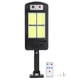 thumbnail image 1 of Farola Solar LED montada en la pared giratoria 3 modos Sensor de movimiento iluminación exterior patio Control remoto luz de pared, 1 of 8