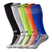 VANDIMI Little Boys/Girls Outfits Compression Long Sport Soccer Socks Pack (Kids/Youth Gifts)