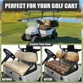 thumbnail image 4 of Yuyamidu Southwest Aztec Horse Golf Cart Seat Covers Sunflower Golf Cart Bench Seat Cover Portable Backrest Cover for Club Cars and More 2-Seats Cart, 4 of 7