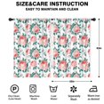 thumbnail image 2 of Blackout Kids Curtains,Pioneer Flower Floral Print Pattern Childrens Insulated Curtains Set Of 2,Bedroom Essentials,Toddler Room Decor 42"x63", 2 of 5