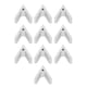 thumbnail image 1 of 10 piezas de accesorios para conectores de perfil industrial de esquina angular de aluminio 2030404550602020‑45°, 1 of 14