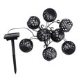 thumbnail image 1 of LED Retro bombilla cadena luces Solar jardín exterior Hada fiesta lámpara 8 LED Yuyangstore luces decorativas de cadena, 1 of 8