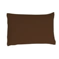 thumbnail image 4 of The Great American Store 600 TC 100% Cotton Solid Fitted Sheet(With 21" Extra Deep Pocket) - Expanded Queen (Chocolate), 4 of 5