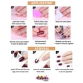 thumbnail image 5 of 24 Uds de uñas postizas brillantes YONGSHENG bailarina ataúd largo manicura para mujeres y niñas, 5 of 5