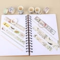 thumbnail image 7 of TOP! Vintage Washi Tapes Set, 20 Rolls Craft Tape Floral Butterfly Botanical Masking Roll Writable Decorative, 7 of 7