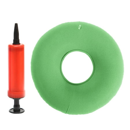 

Vinyl PVC Round Cushion Pillow Free Pump Rubber Inflatable Seat Pad 34 * 12 Cm