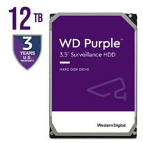 WD Purple WD121PURZ 12TB Surveillance 7200 RPM 3.5" SATA lll Internal 6 Gb/s