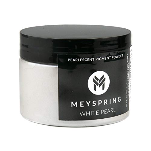 MEYSPRING White Pearl - Epoxy Resin Color Pigment - 50g - Good for Resin Art, Epoxy, UV Resin