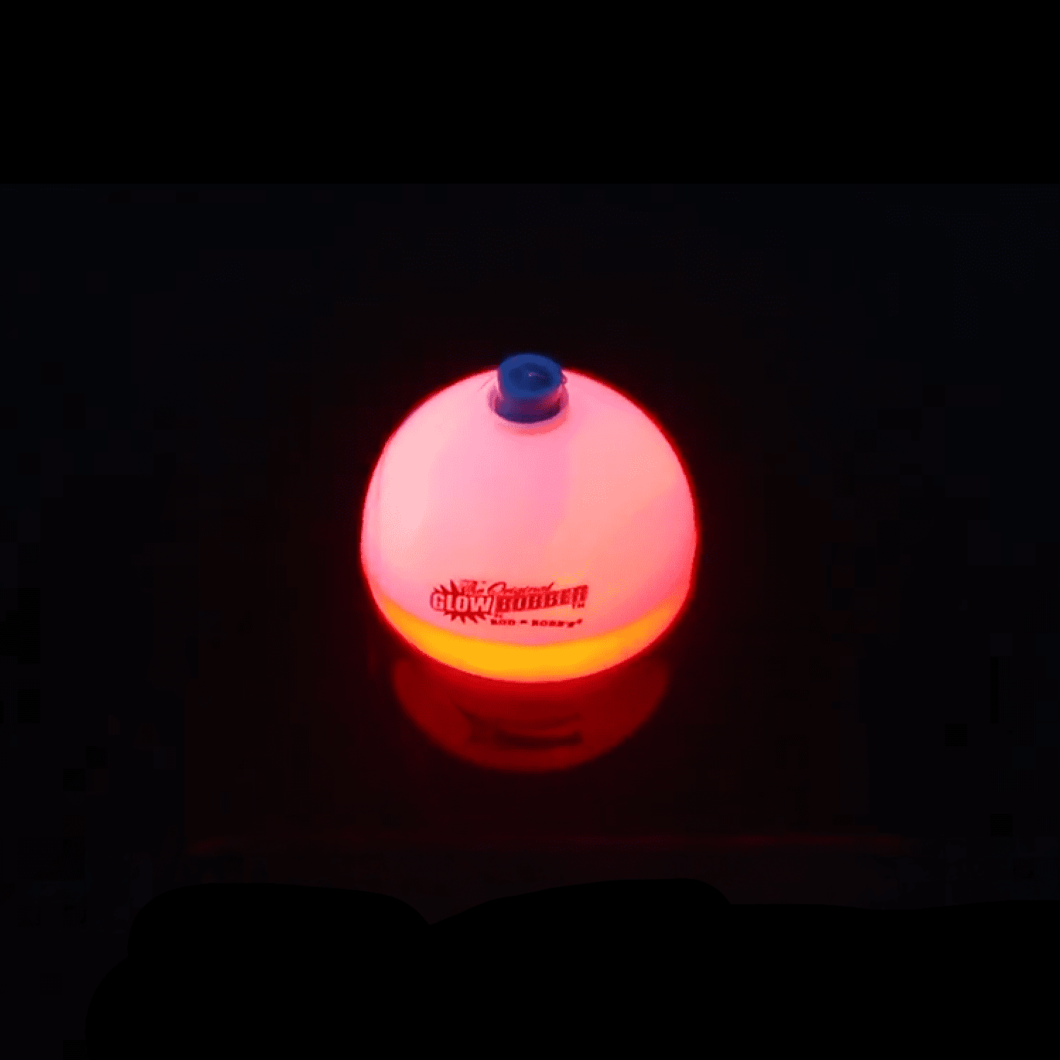 Rod-N-Bobbs Original Glow Bobber Fishing Float 1.25'' – Red/White