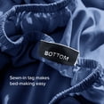 thumbnail image 6 of Bare Home Fitted Sheet - 22" Extra Deep Pocket - Premium 1800 Collection - Twin-XL, Dark Blue, 6 of 7