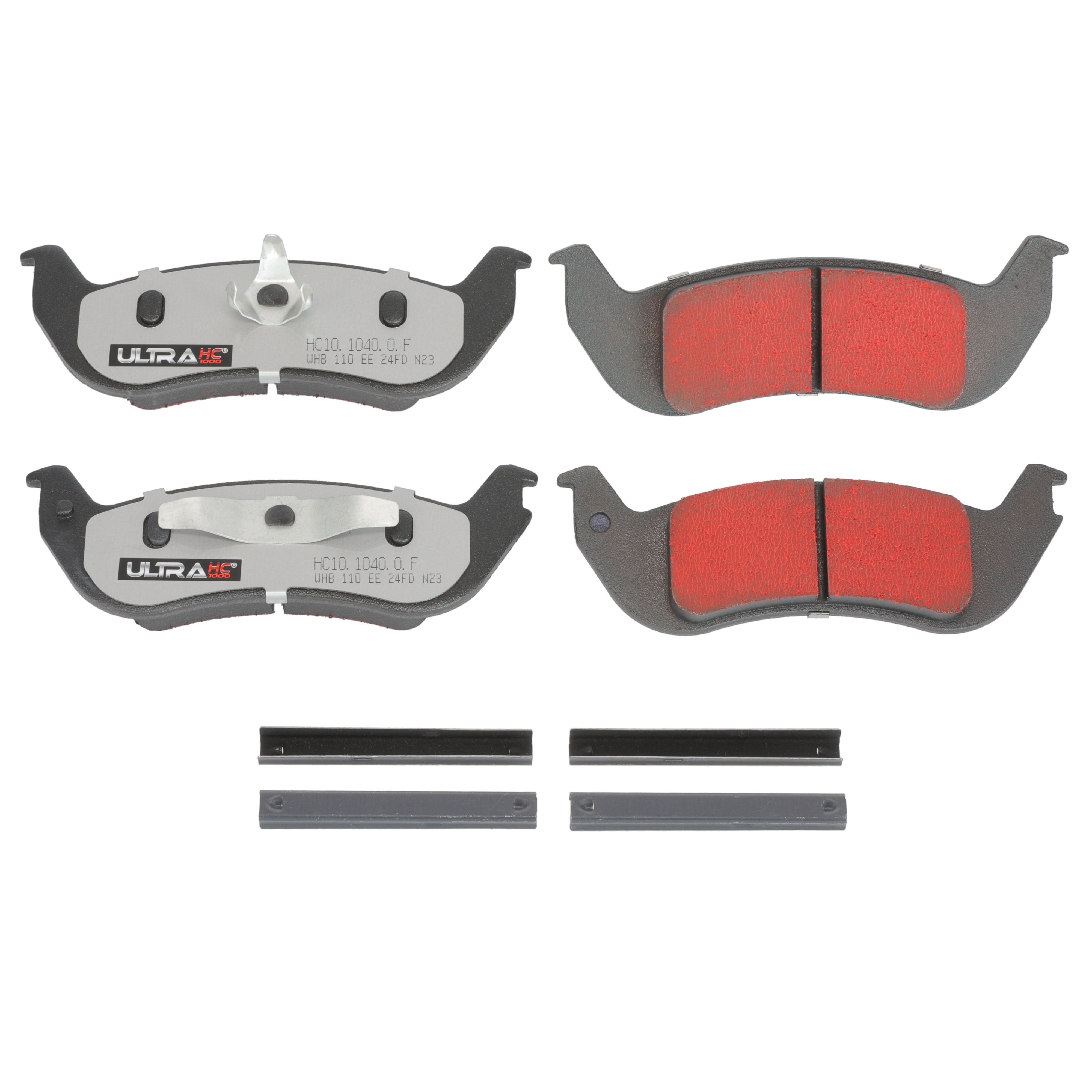 Ultra HC 1000 Brake Pad Set, Rear HC10.1040.0.F, Ford Crown Victoria 2011-2003