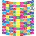 thumbnail image 1 of Cinco De Mayo Banner Heartome, paquete de 12 unidades, papel picado de plástico de 216 pies, 1 of 7