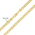 thumbnail image 3 of 14K Yellow Gold 4.4mm Oval Curb Chain with Lobster Clasp - 20 Inch, 3 of 6