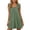 C-Green420, variant on DHFJKG Summer Dresses For Women Casual Sleeveless Square Neck Ruffle Spaghetti Strap Flowy Mini Dress Beach Sundress Trendy Dresses