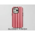 thumbnail image 5 of Vertical Pink & Red Striped Tough Phone Case – Retro Aesthetic Protective Cover for iPhone 16/15/14/13/12/11 Pro Max, Samsung Galaxy S25/S24/S52, 5 of 5