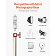thumbnail image 2 of VEVOR Heavy Duty Light Stand with Casters Max Height 10.5ft/320cm Tripod Stand, 2 of 9