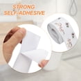 thumbnail image 4 of Cinta de sellado impermeable autoadhesiva para inodoro, tira de sellado para bañera, flores de durazno (1.5 pulgadas x 10.5 pies), 4 of 7