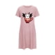 thumbnail image 5 of Camisón corto de talla grande para mujer, camisón de manga corta con estampado de pecho a la moda, camisón para mujer, 5 of 5