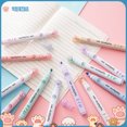 thumbnail image 5 of 6Pcs/Set Kawaii Cat paw Fluorescent Highlighter Pens Markers Pastel Drawing Pen Student School Office Supplies Cute Stationery 6 colors A, 5 of 5