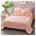 thumbnail image 6 of Giyblacko Cooling Blankets Summer Blanket Bed Blanket Skin Friendly Plain Print Washed Cotton Bed Blanket Cool Comforter Hot Sleeping Summer Comforter Ventilated Comforter, 6 of 7