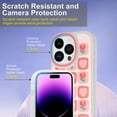 thumbnail image 3 of Designed Case for iPhone 14 Pro, Kawaii Pink TPU Phone Case for iPhone 14 Pro 2022 (6.1 Inch), Cover Case for Girls and Women with Camera Protection, Flowers & Hearts, 3 of 14